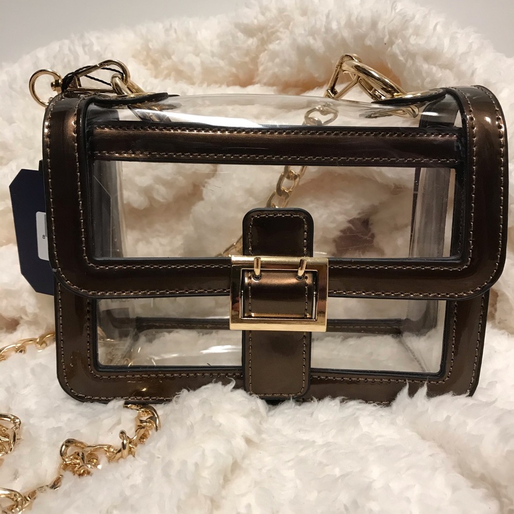 Clear crossbody purse
